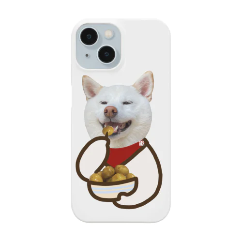 白柴犬　かんぷら煮 Smartphone Case