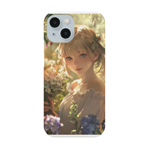 Fantasy Flower Field - Girl's Smile Smartphone Case