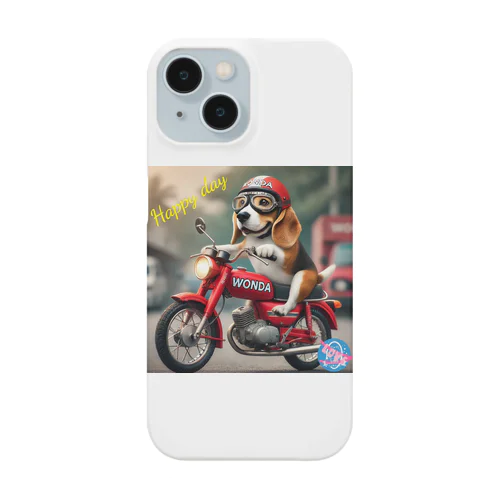 バイクに乗るビーグル Smartphone Case