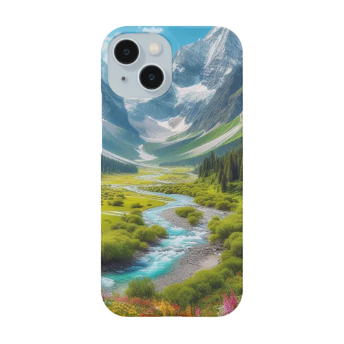 山間の風景 Smartphone Case