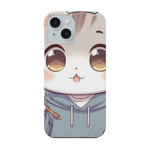 画家にゃんこ Smartphone Case