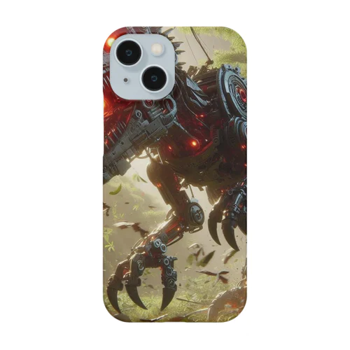 機械の恐竜のグッズです Smartphone Case