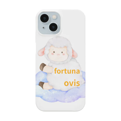 羊＝幸運　ラテン語Tシャツ Smartphone Case