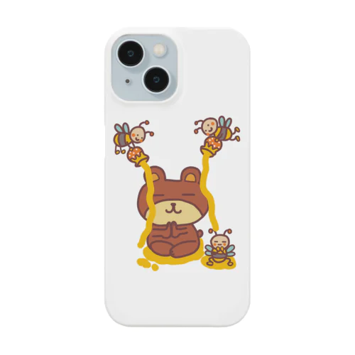 🐻修行中〜🐝 Smartphone Case