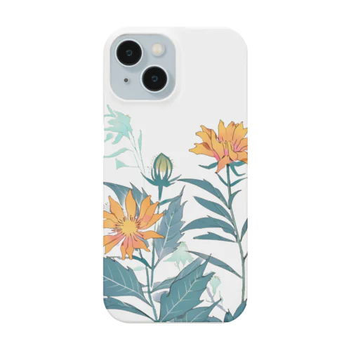 RetrowaveFlower-ベニバナ- Smartphone Case