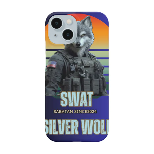 SWAT シルバーウルフ1 Smartphone Case