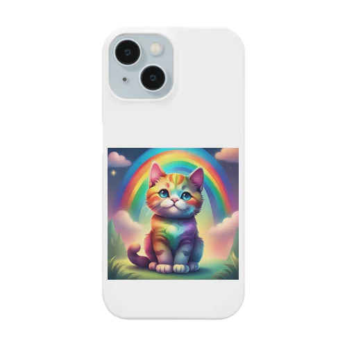 rainbow-にゃんこ iPhone Smartphone Case