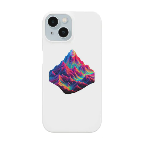 psychedelic mountain スマホケース