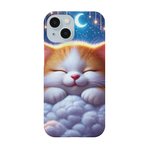 夢見る雲の上の小さな猫 Smartphone Case