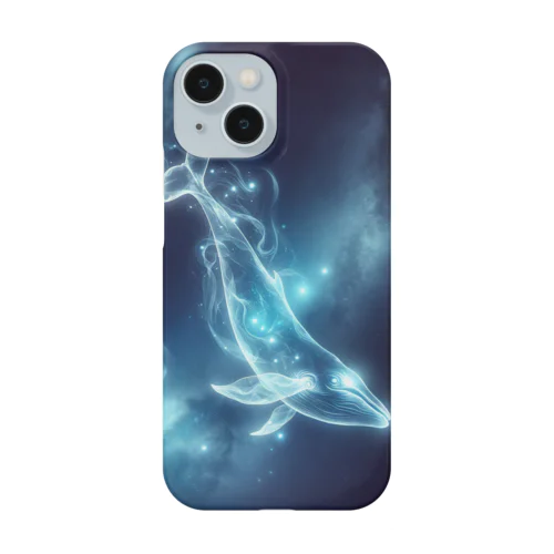 星の海を泳ぐ(黒縁・縦)AI生成 Smartphone Case