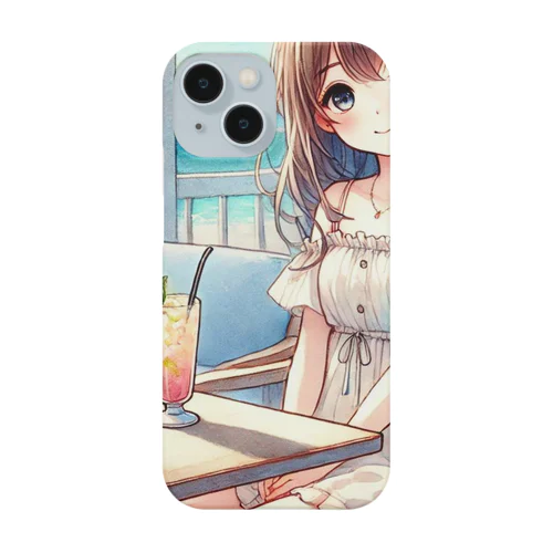 浜辺のカフェで Smartphone Case