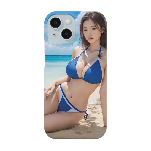 ＡＩ美女と海へ スマホケース