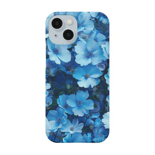 水色小さな花 Smartphone Case