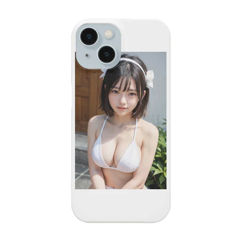 ホワイト水着 Smartphone Case