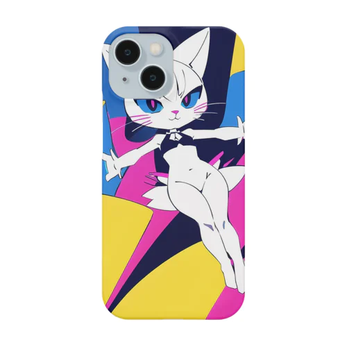 pop lady cat girl Smartphone Case