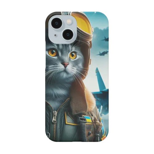 ウクライナ猫パイロット Smartphone Case