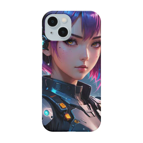 Cyber Diva - サイバーパンクの歌姫 Smartphone Case