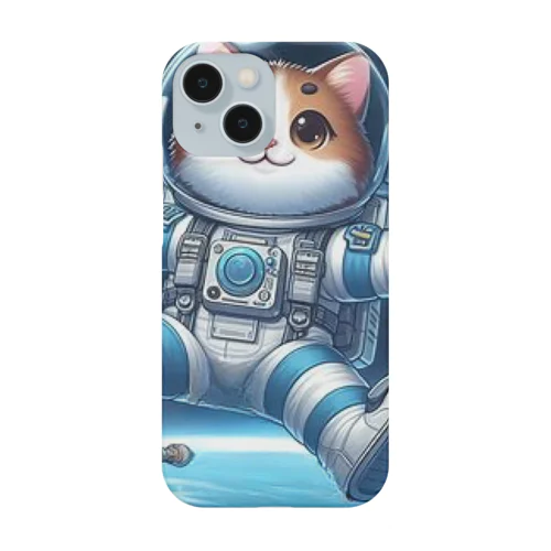 宇宙で漂う宇宙飛行猫 Smartphone Case