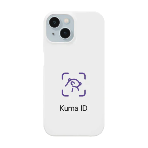FaceID顔認証ならぬ熊認証！！！ iPhone Smartphone Case