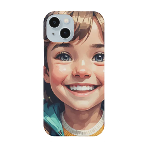 笑っている子供の顔 Smartphone Case