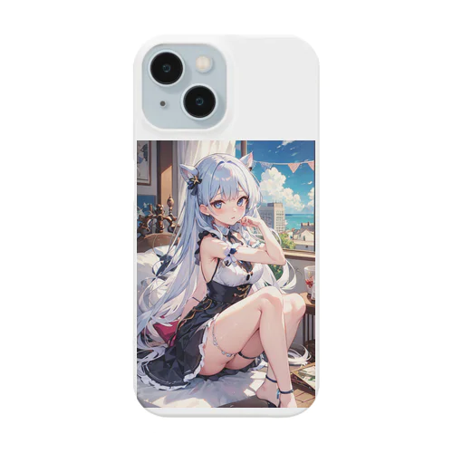 猫耳ロング美女イラスト① Smartphone Case