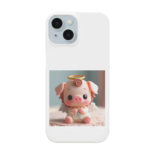 Cute Pig Angel "PoPo"   SN001 iPhone Smartphone Case