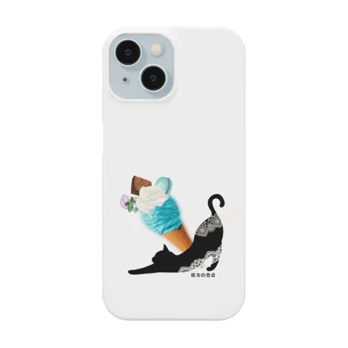 黒猫ララのミントアイス Smartphone Case