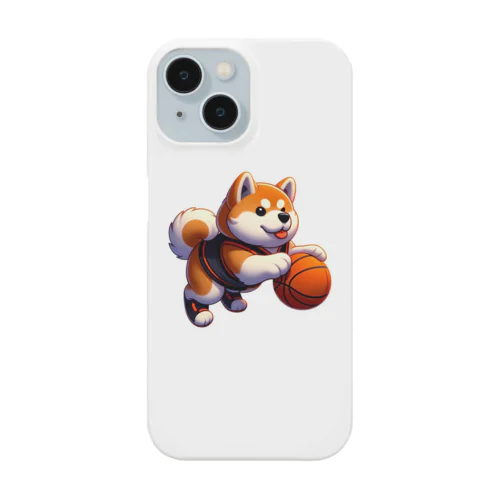 秋田犬×バスケットボール Smartphone Case