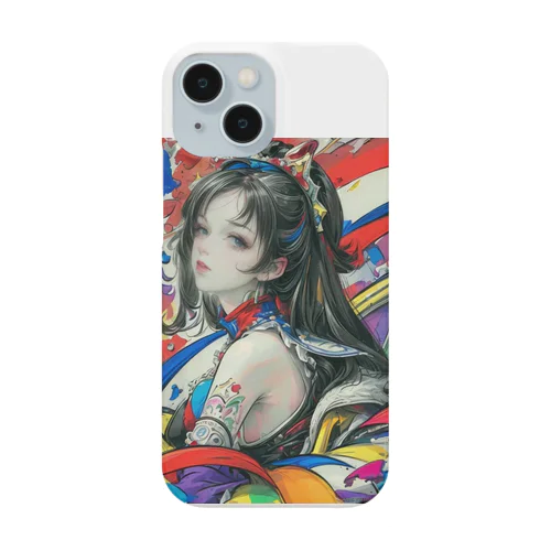 昭和レトロ女の子 iPhone Smartphone Case