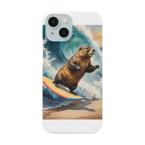 Surfing Woodchuck Smartphone Case