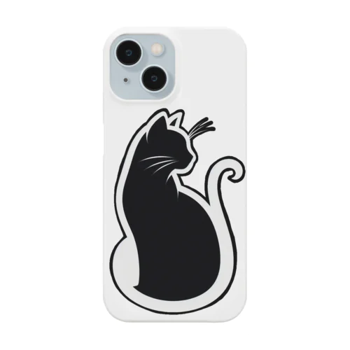 黒猫シルエットⅠ Smartphone Case