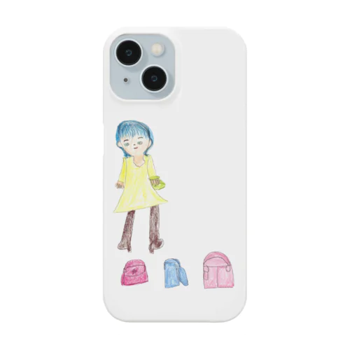 青い髪の女の子 Smartphone Case