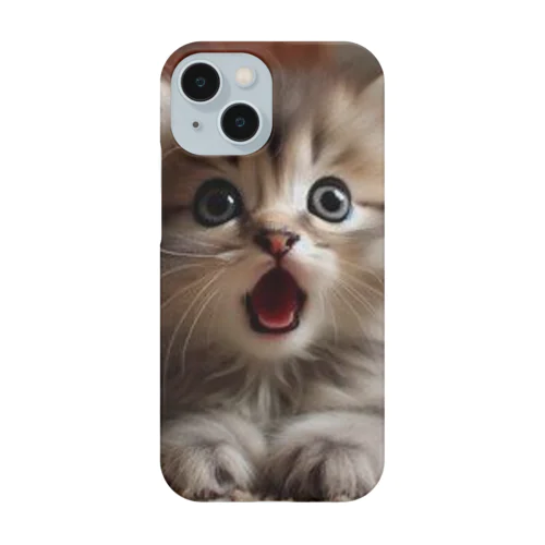 ビックリした子猫 Smartphone Case