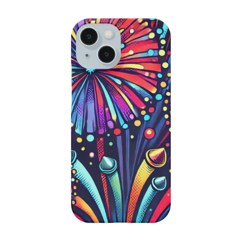 ポップアートファイヤーワークス Smartphone Case