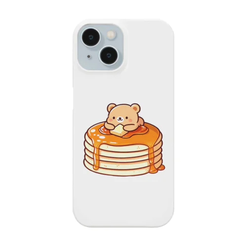 ホットケーキとクマさん iPhone Smartphone Case