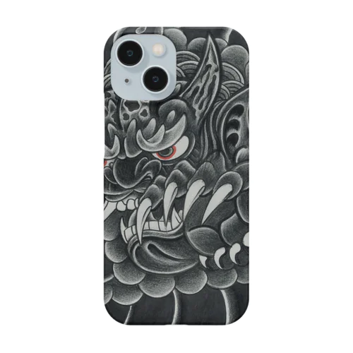 写楽彫「鬼」スマホケース01 iPhone Smartphone Case