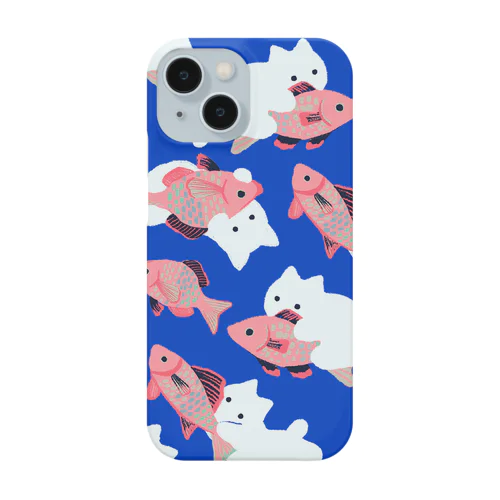 魚とねこ iPhone Smartphone Case