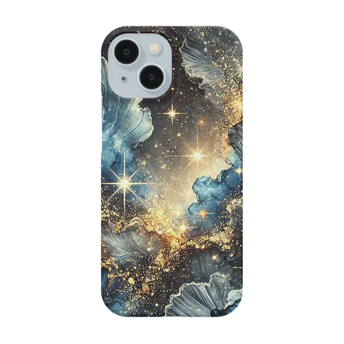 アルコールインクアート（宇宙） iPhone Smartphone Case
