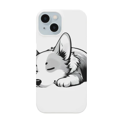 コーギージョンくんのうたた寝 iPhone Smartphone Case