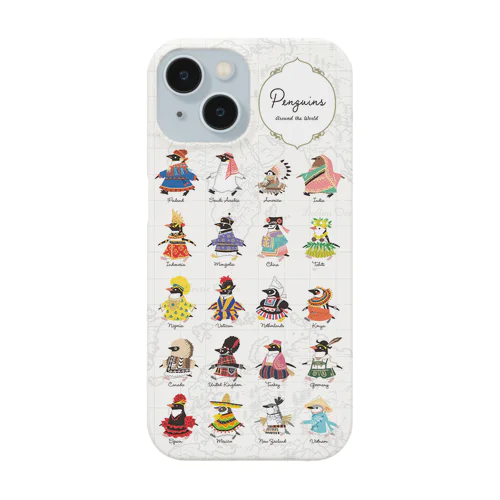 民族衣装ペンギン iPhone Smartphone Case