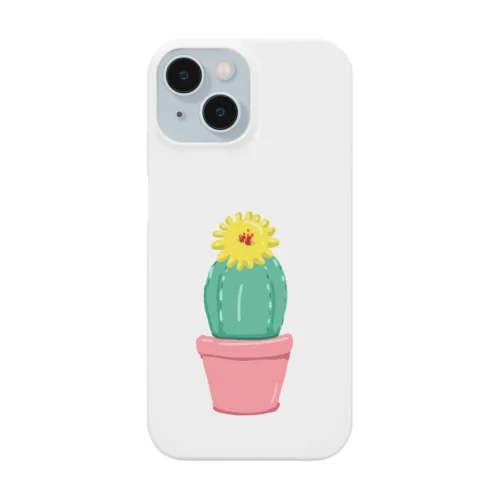 さぼてんの花 iPhone Smartphone Case
