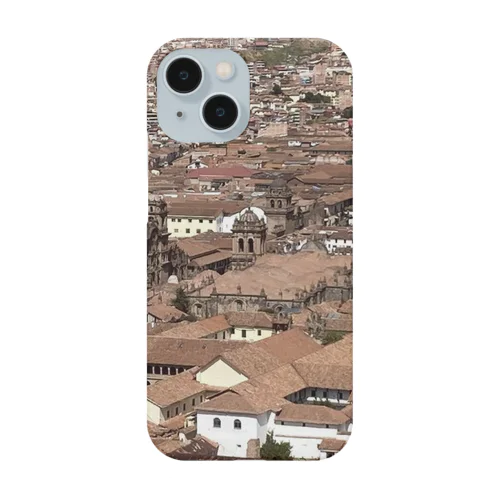 南米ペルー クスコの風景(アルマス広場遠景) Smartphone Case