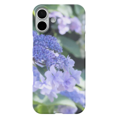 花フォト（アジサイ/紫） iPhone Smartphone Case