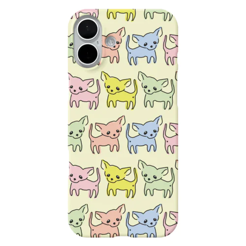 ゆるチワワ（ポップ） iPhone Smartphone Case