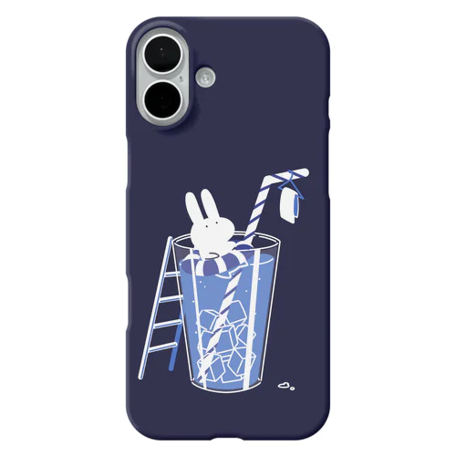 コップの海のうさぎ iPhone Smartphone Case