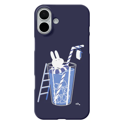 コップの海のうさぎ iPhone Smartphone Case