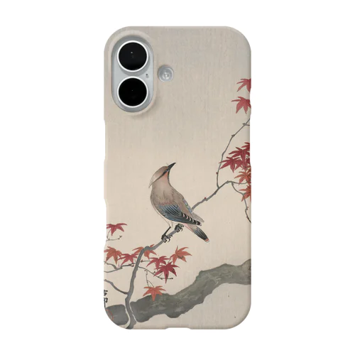 楓の枝に鵯、小原古邨、1900～1936年 iPhone Smartphone Case