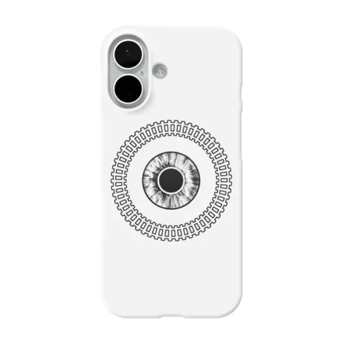 眼球と線路 iPhone Smartphone Case