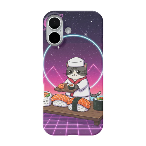 Sushi Chef Cat | Neon Cat Universe iPhone Smartphone Case