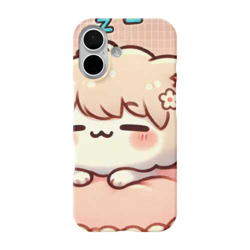 ふわふわ夢の世界 ✨ 眠るもこもこ子猫 iPhone Smartphone Case